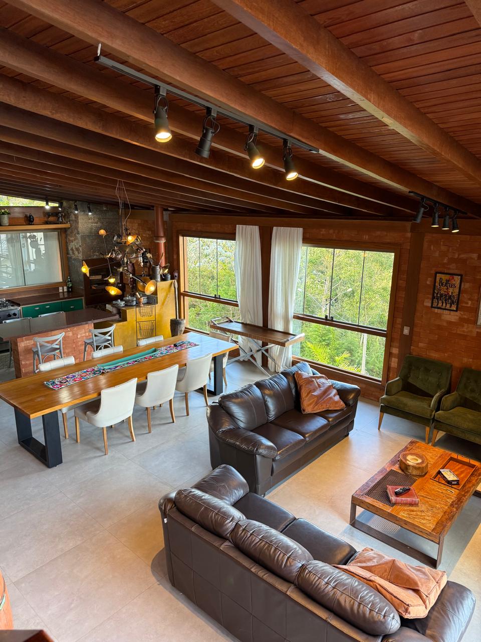 Sala de estar do Chalé Bela Vista